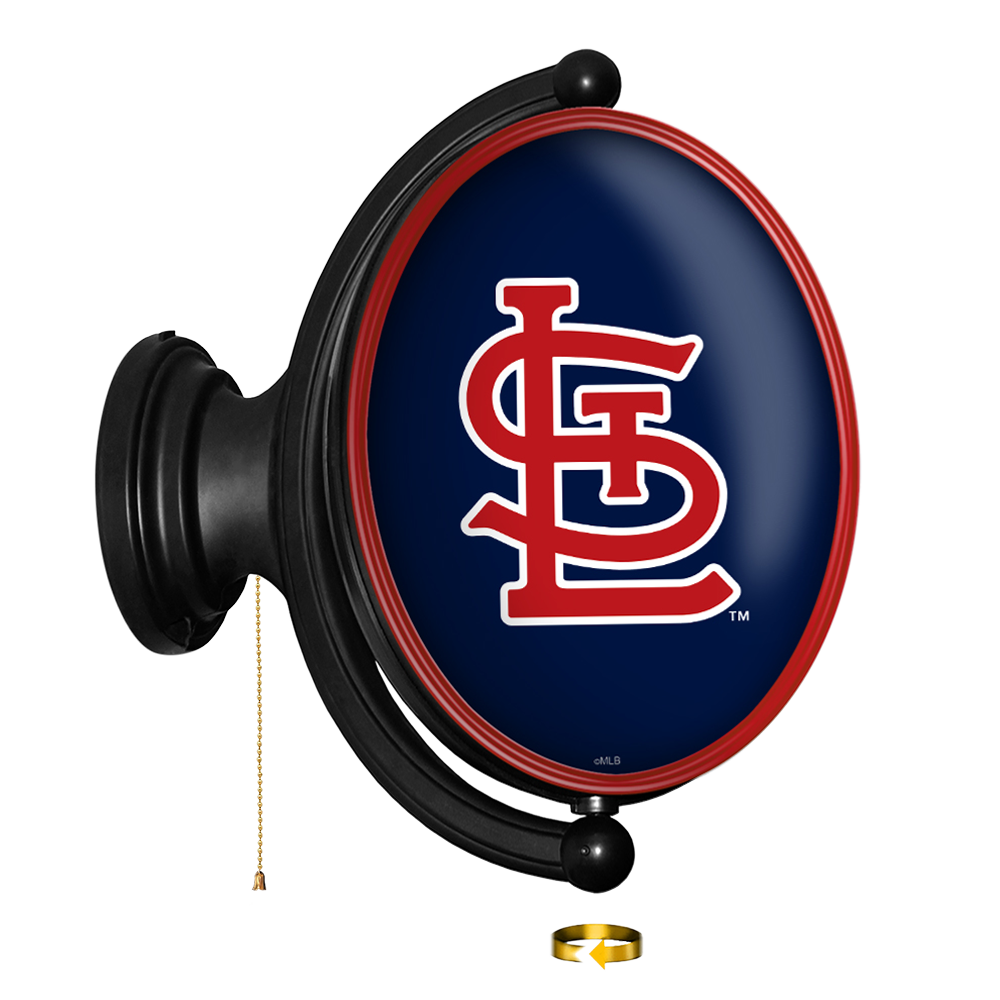 St. Louis Cardinals: Logo - Original Oval Rotating Lighted Wall Sign