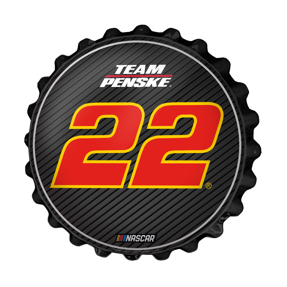Joey Logano: Bottle Cap Wall Sign