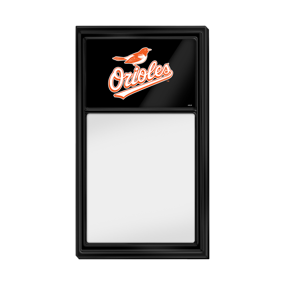 Baltimore Orioles Dry Erase Note Board  