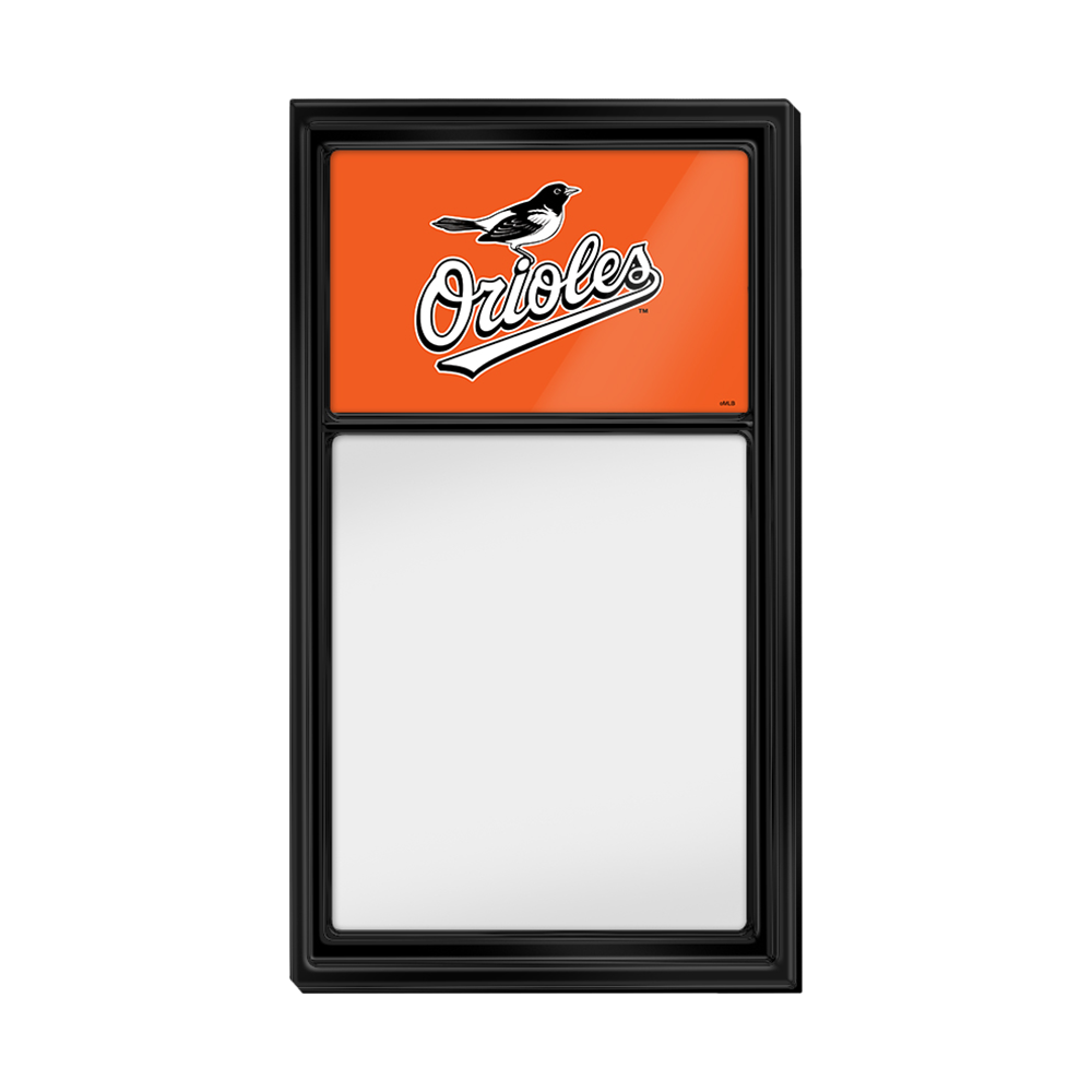 Baltimore Orioles Dry Erase Note Board  
