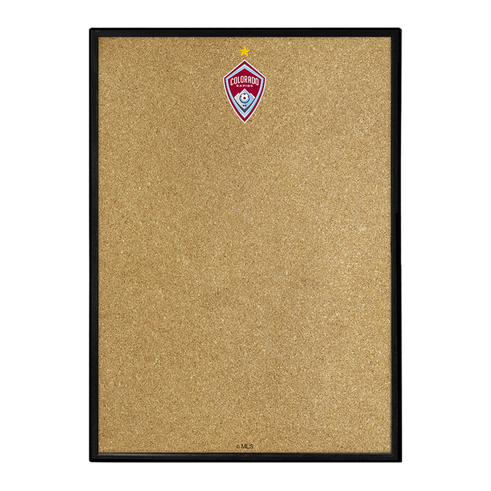 Colorado Rapids: Framed Cork Board Wall Sign