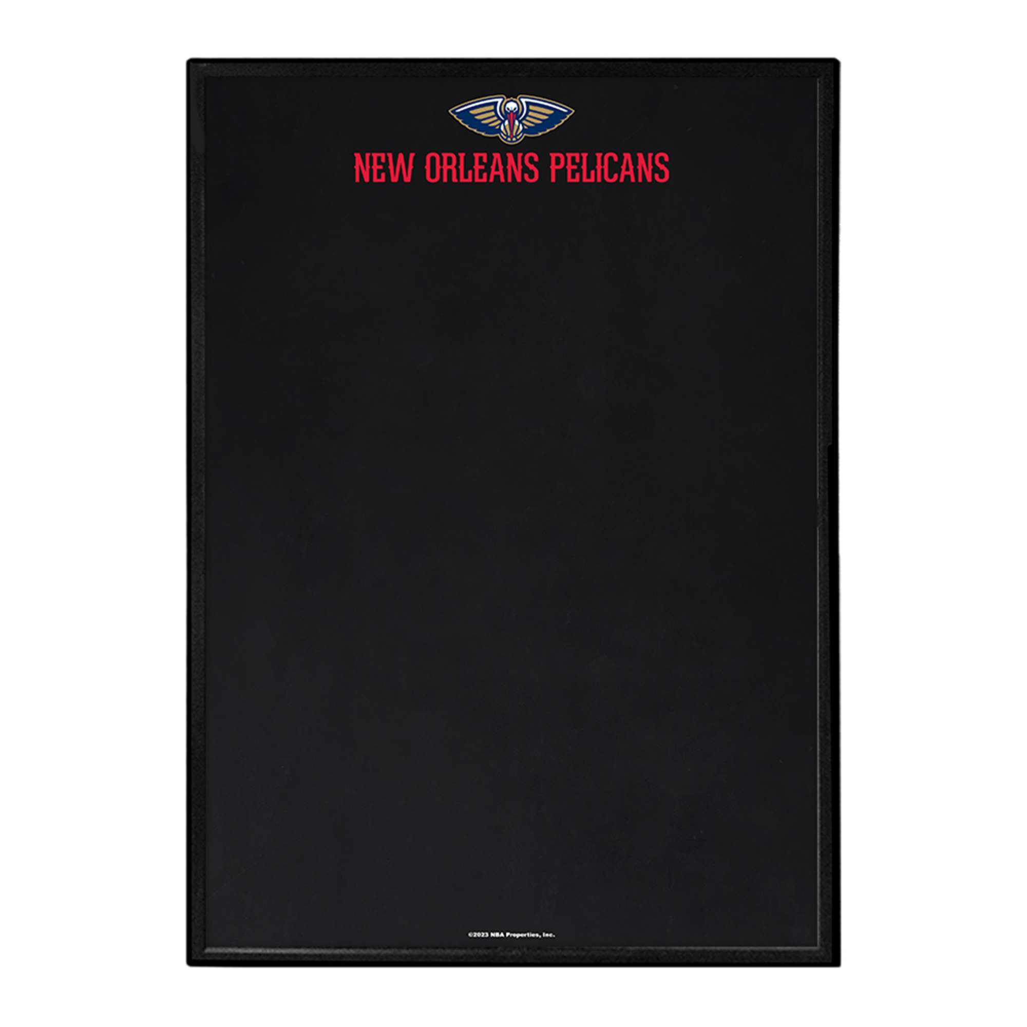 New Orleans Pelicans: Framed Chalkboard
