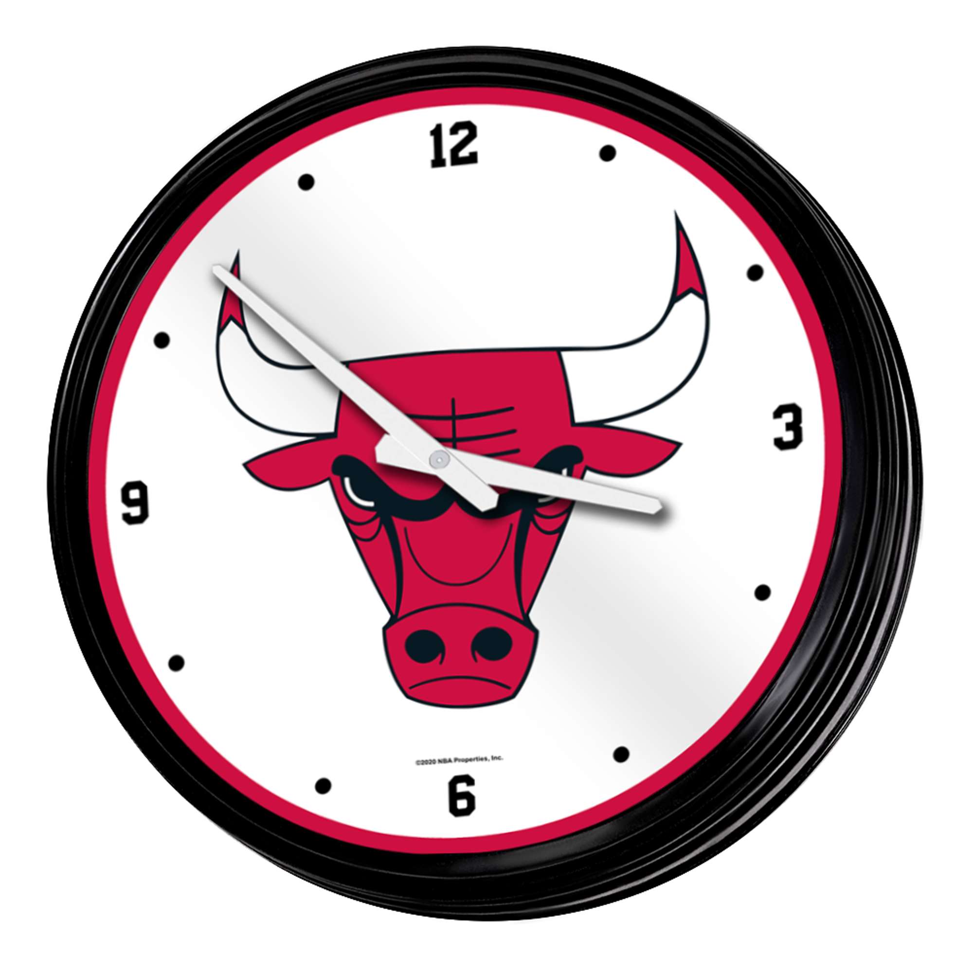 Chicago Bulls: Retro Lighted Wall Clock