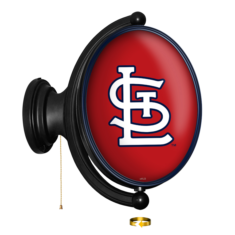 St. Louis Cardinals: Logo - Original Oval Rotating Lighted Wall Sign