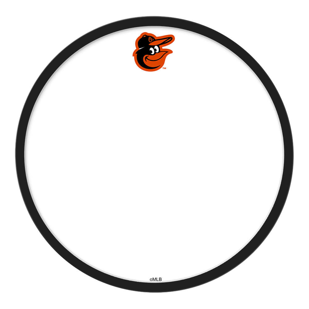 Baltimore Orioles Modern Disc Dry Erase Wall Sign  