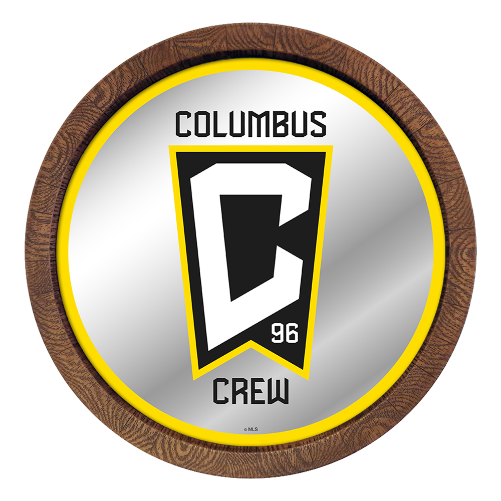 Columbus Crew: Barrel Top Framed Mirror Mirrored Wall Sign
