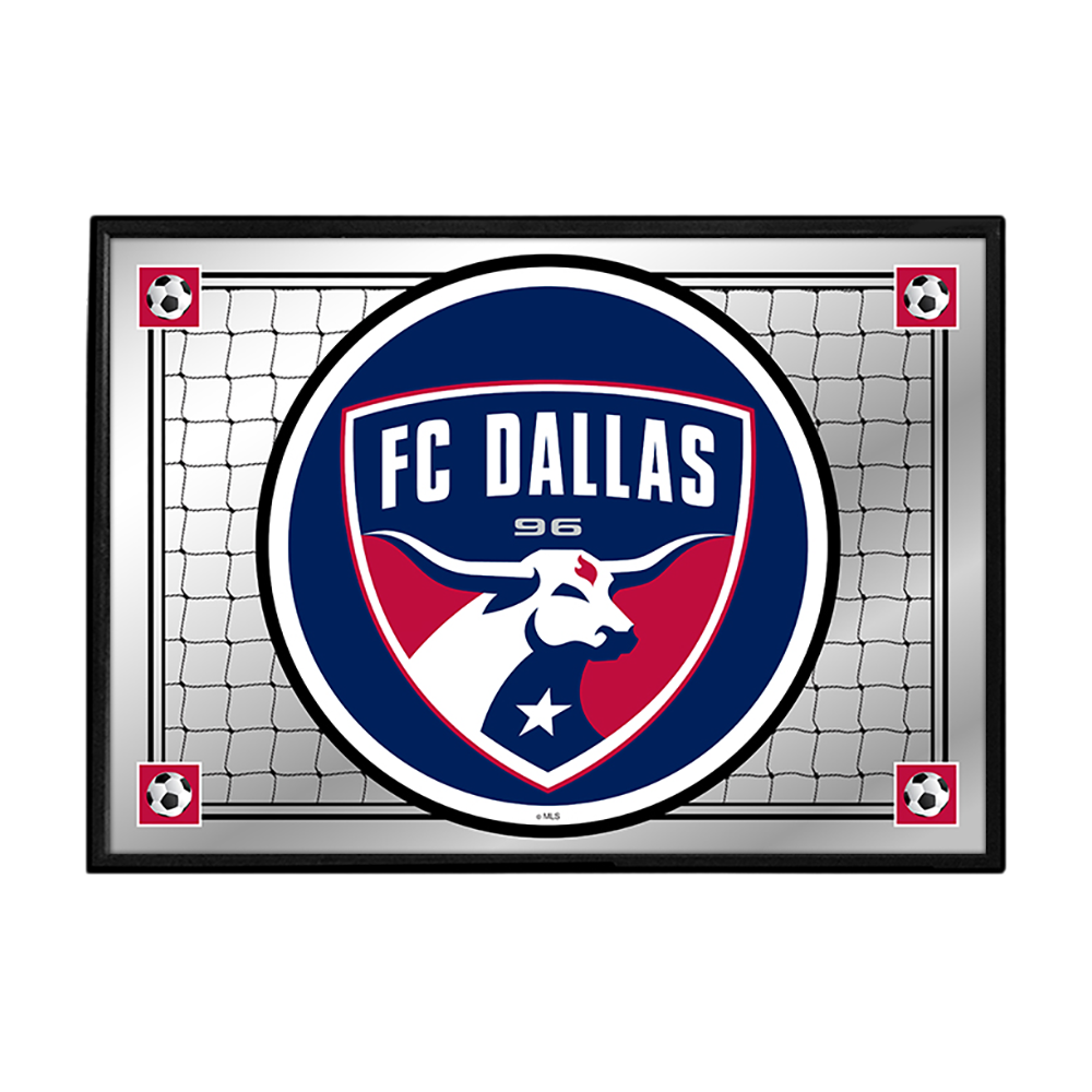 FC Dallas: Team Spirit - Framed Mirrored Wall Sign  