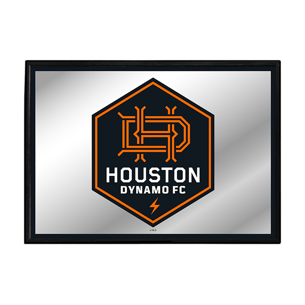 Houston Dynamo: Framed Mirrored Wall Sign