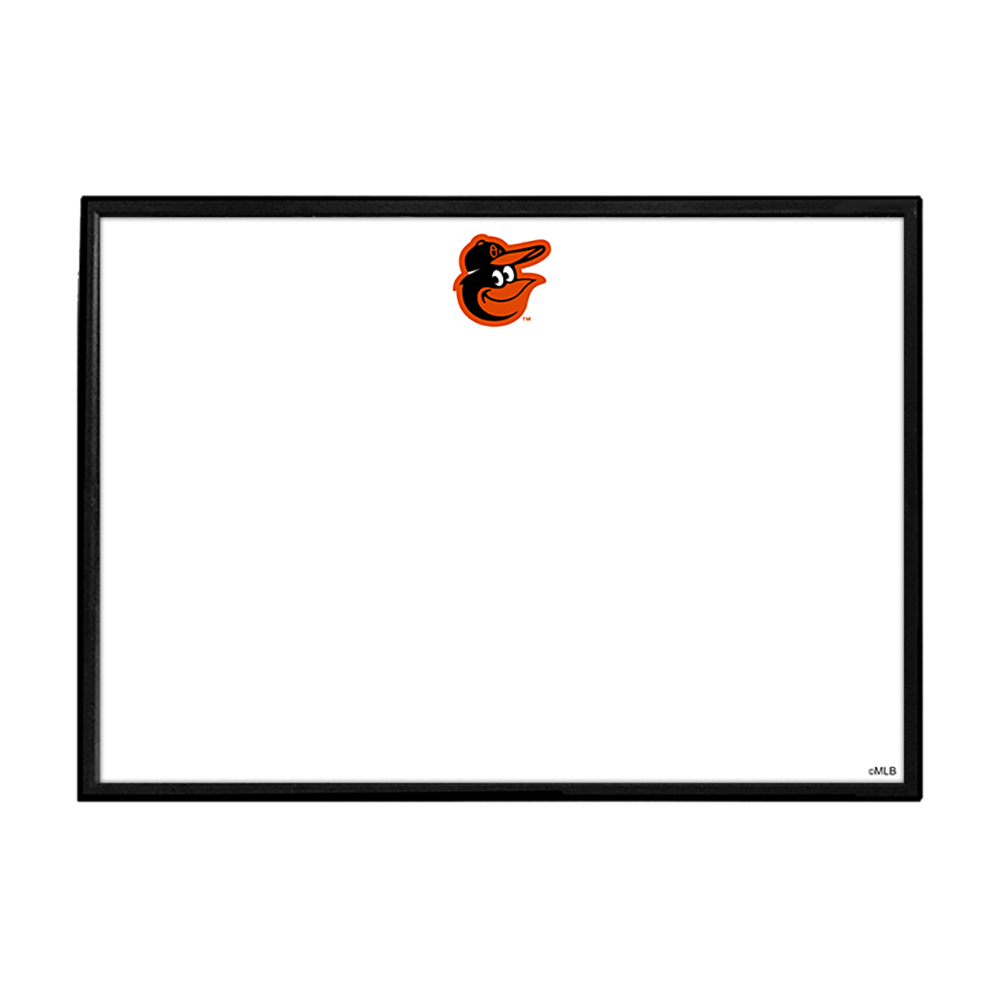 Baltimore Orioles Logo - Framed Dry Erase Wall Sign  