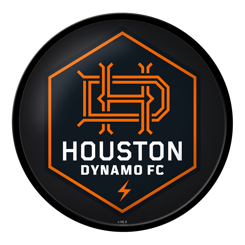 Houston Dynamo: Modern Disc Wall Sign  