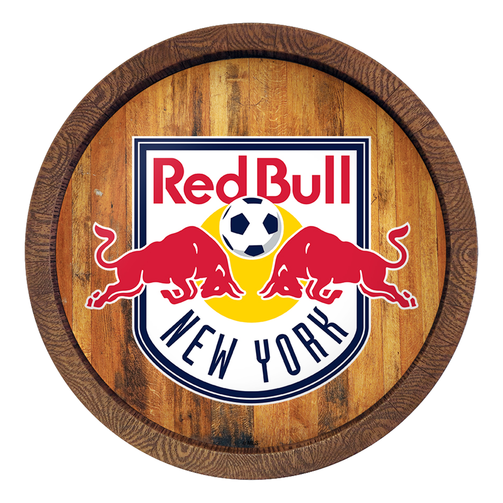 New York Red Bulls: "Faux" Barrel Top Sign  