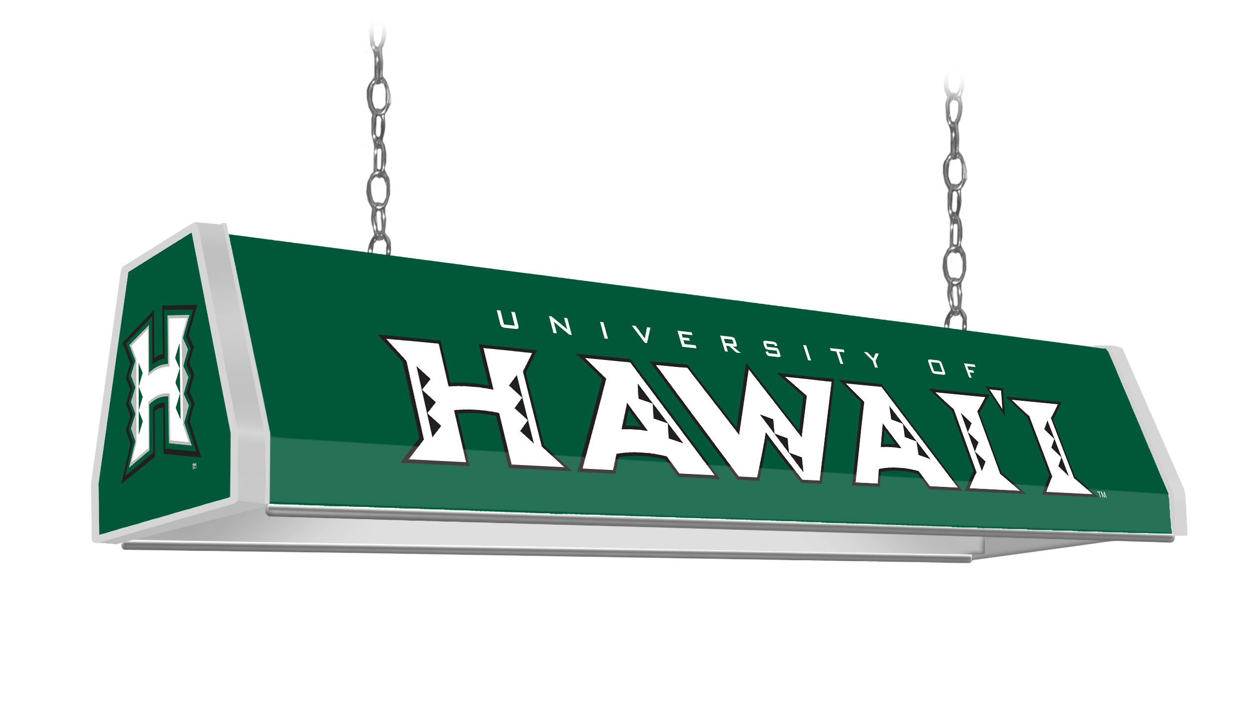 Hawaii Warriors Standard Pool Table Light