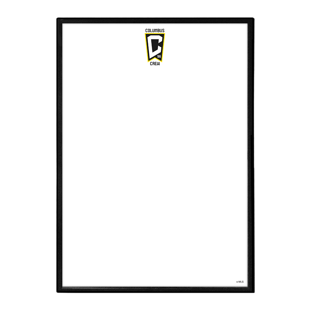 Columbus Crew: Framed Dry Erase Wall Sign