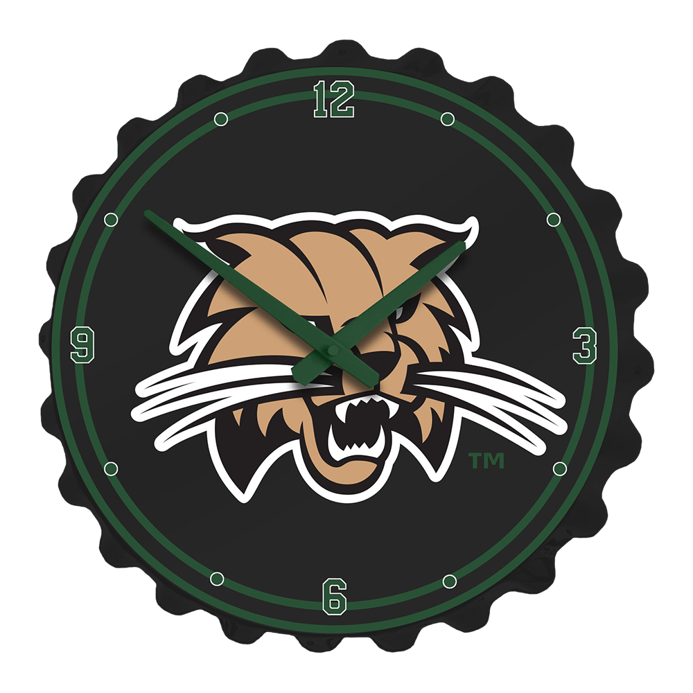 Ohio Bobcats Bobcat - Bottle Cap Wall Clock