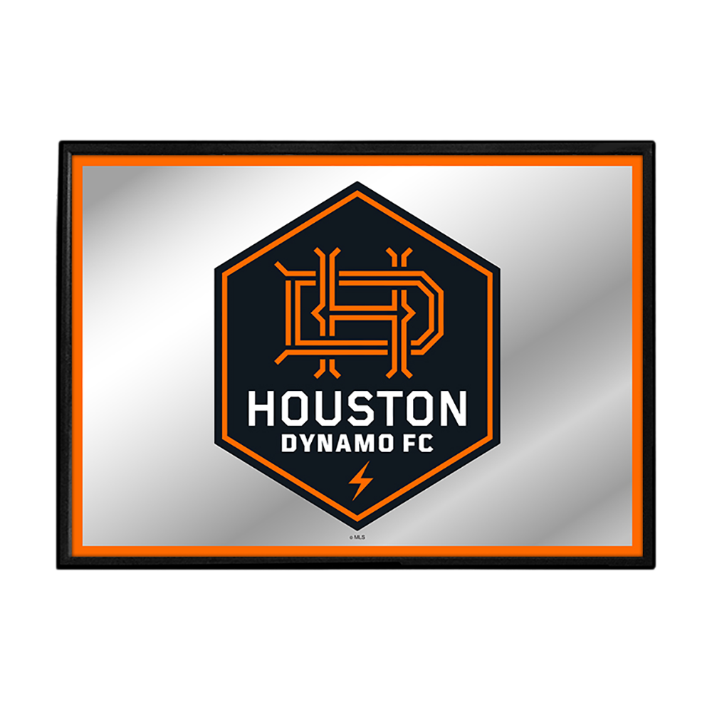 Houston Dynamo: Framed Mirrored Wall Sign