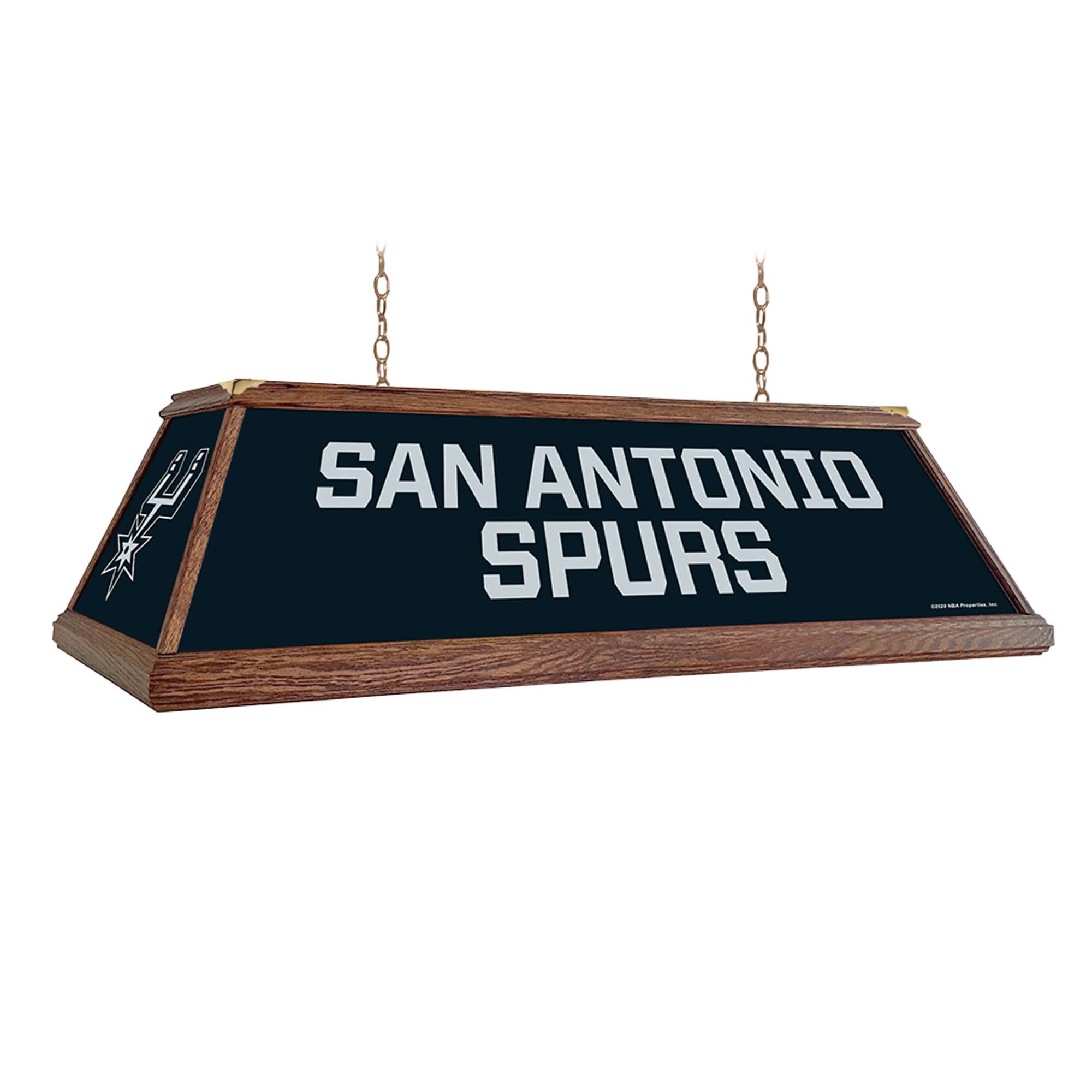 San Antonio Spurs: Premium Wood Pool Table Light