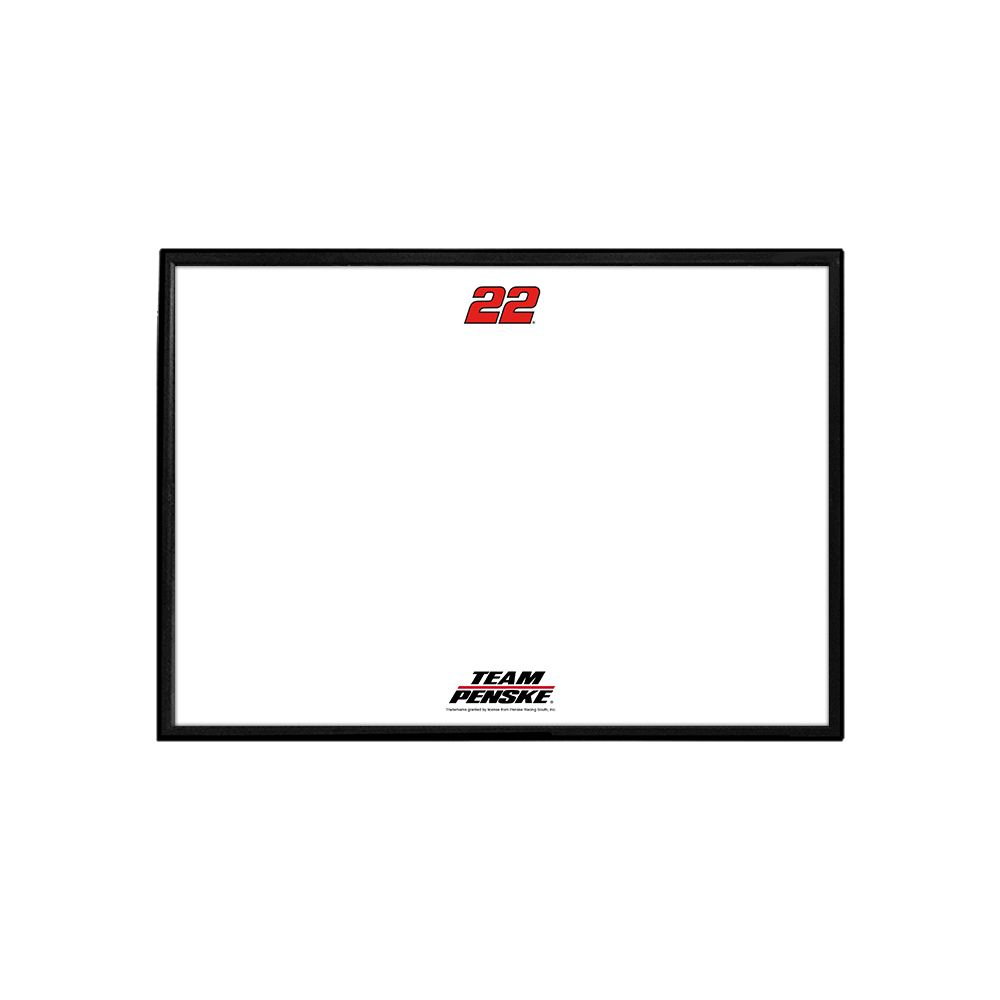Joey Logano: Framed Dry Erase Wall Sign