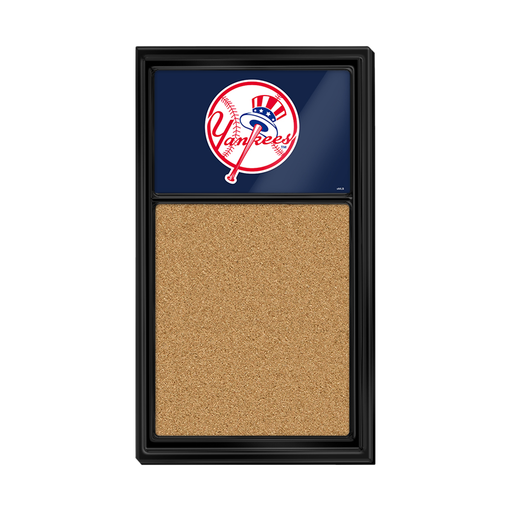 New York Yankees Cork Note Board  
