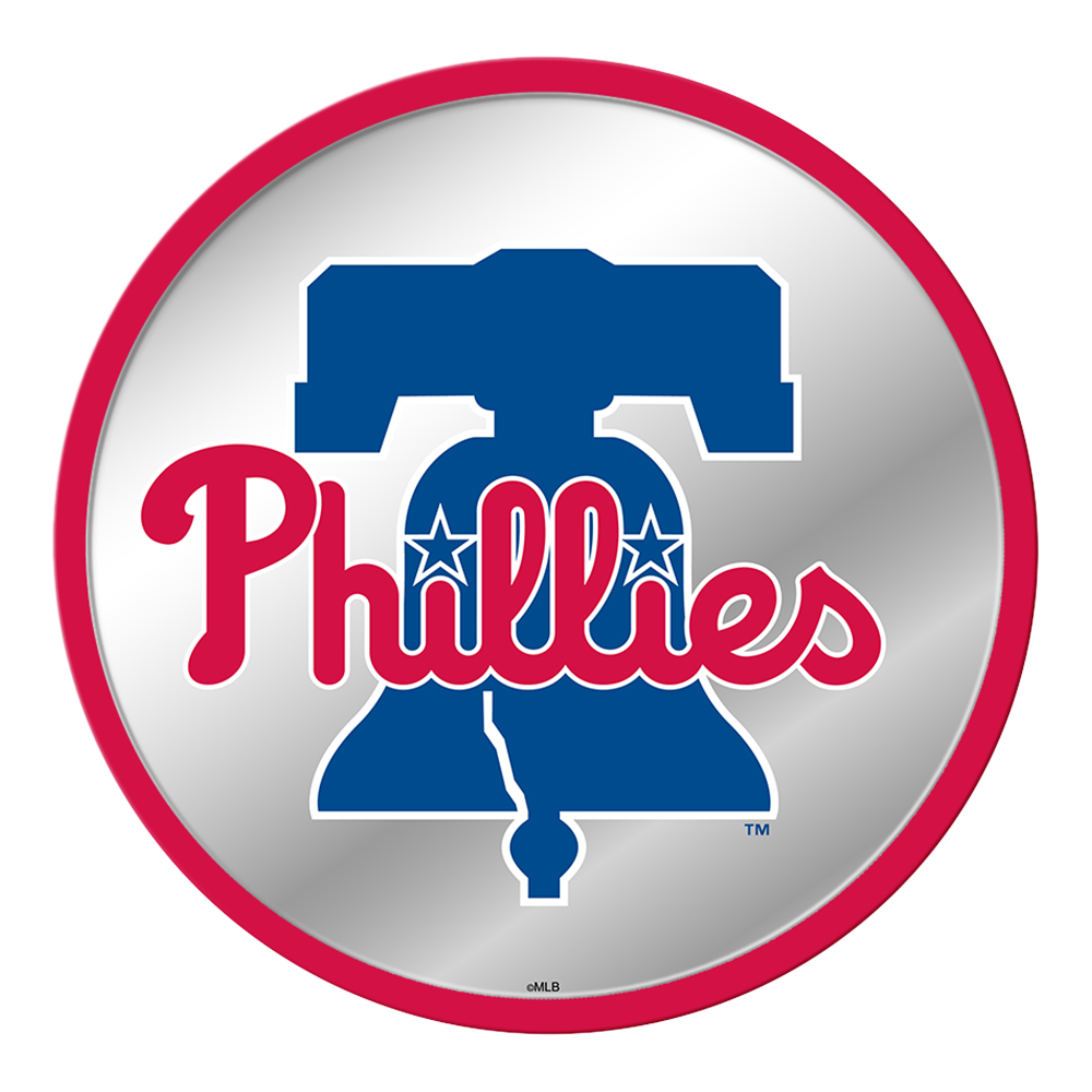 Philadelphia Phillies Modern Disc Mirrored Wall Sign  