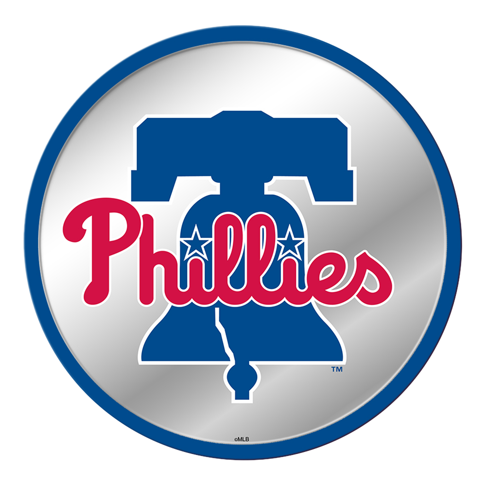 Philadelphia Phillies Modern Disc Mirrored Wall Sign  