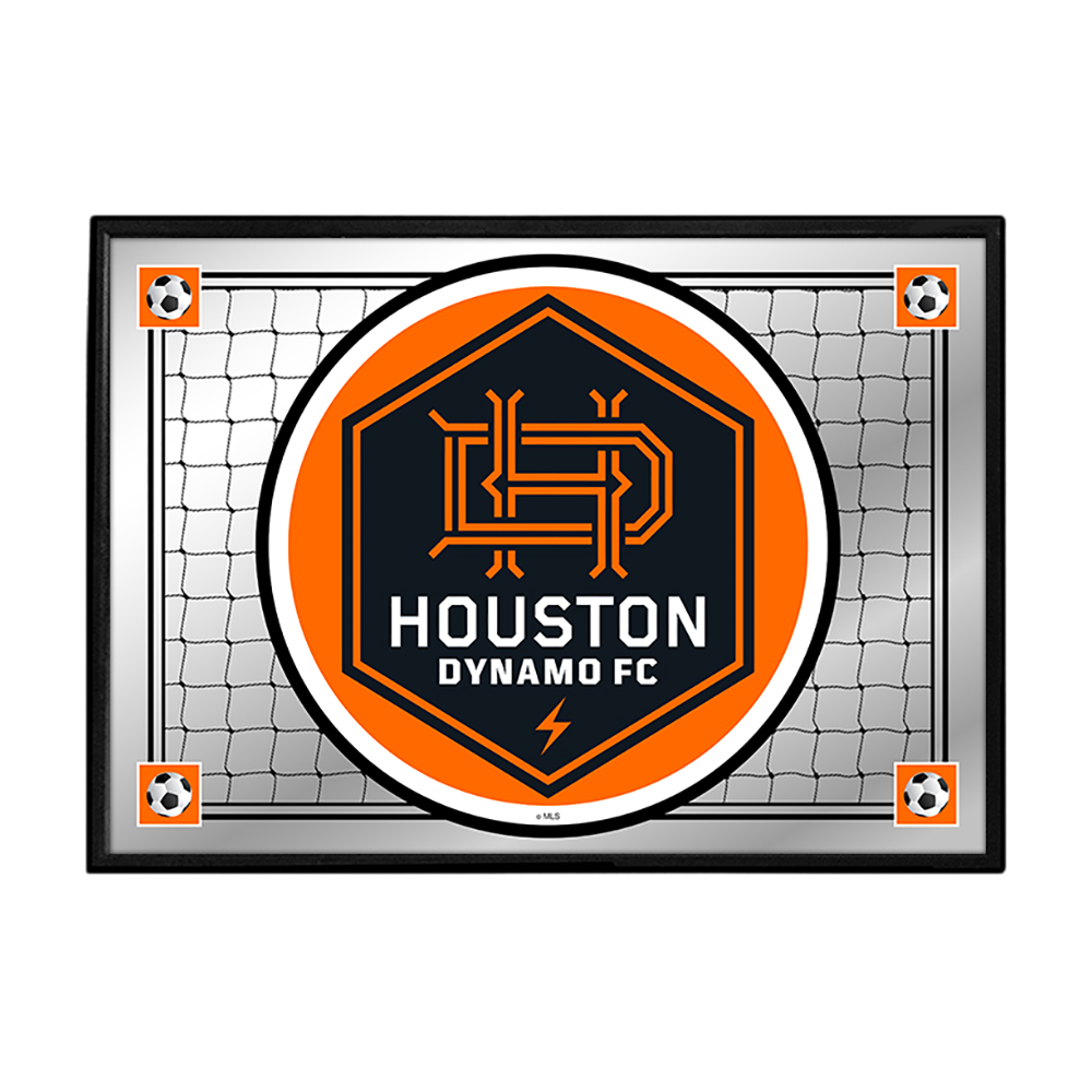 Houston Dynamo: Team Spirit - Framed Mirrored Wall Sign