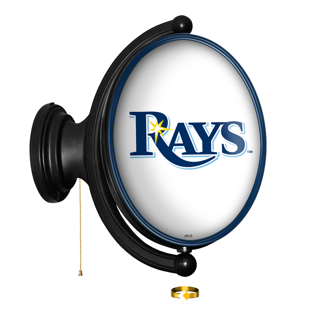 Tampa Bay Rays Original Oval Rotating Lighted Wall Sign  