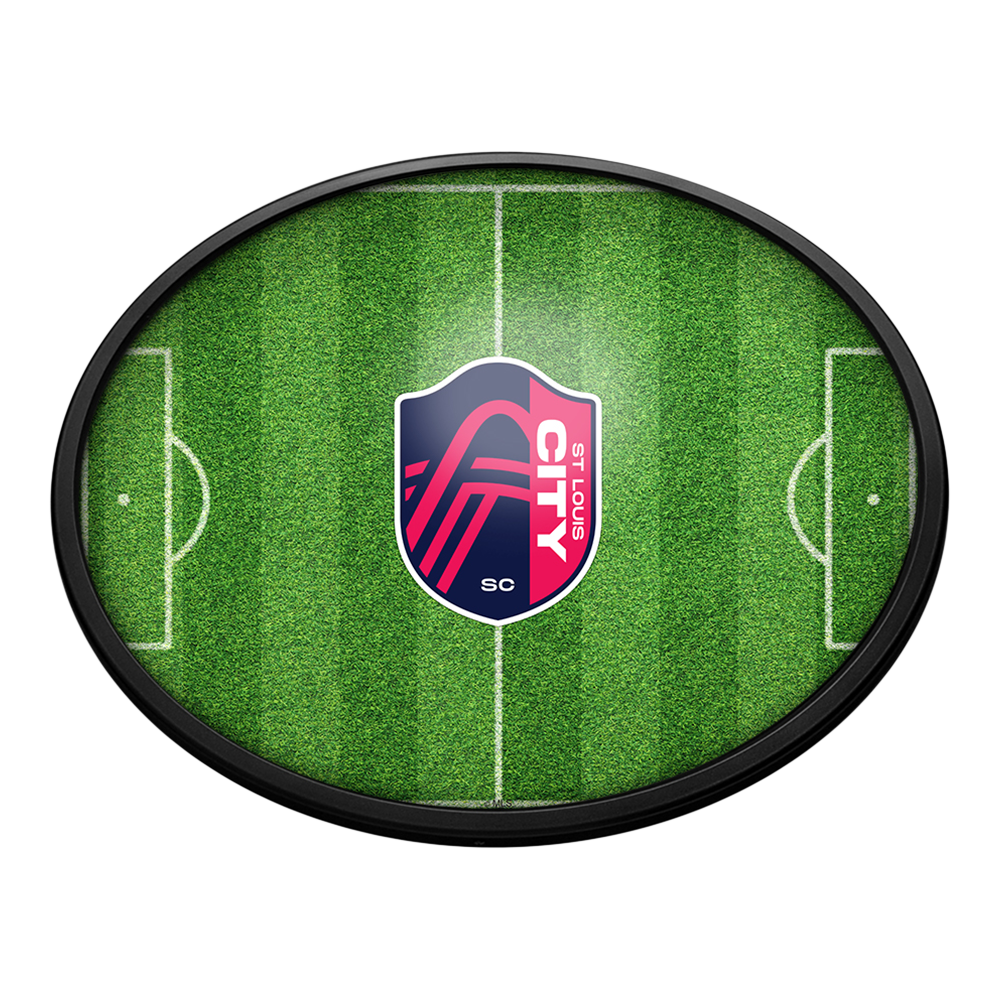 St. Louis CITYSC: Pitch - Oval Slimline Lighted Wall Sign