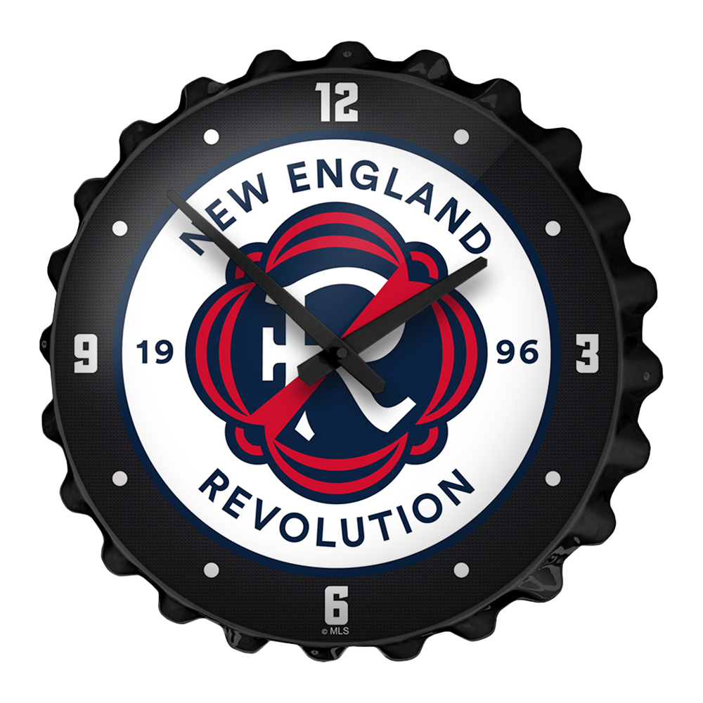 New England Revolution: Bottle Cap Wall Clock  