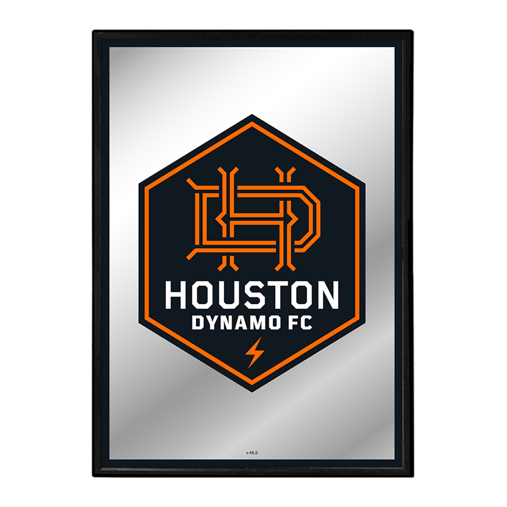 Houston Dynamo: Framed Mirrored Wall Sign  