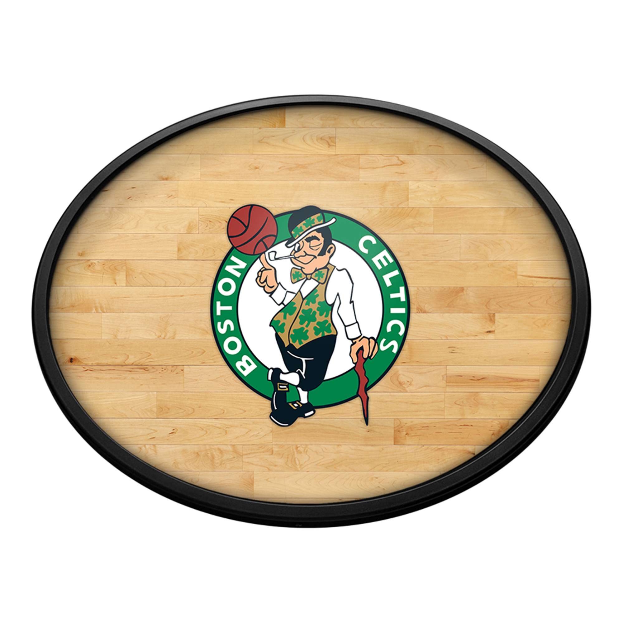 Boston Celtics: Oval Slimline Lighted Wall Sign