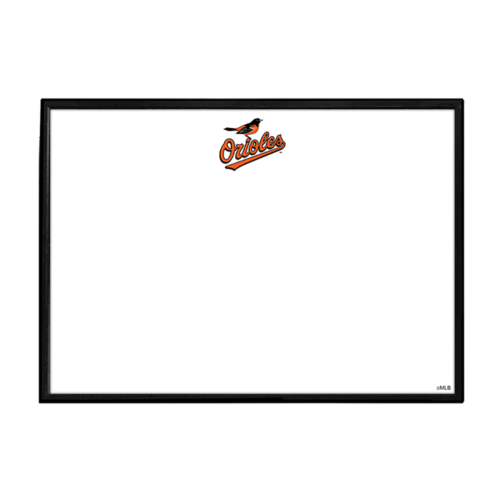 Baltimore Orioles Framed Dry Erase Wall Sign  