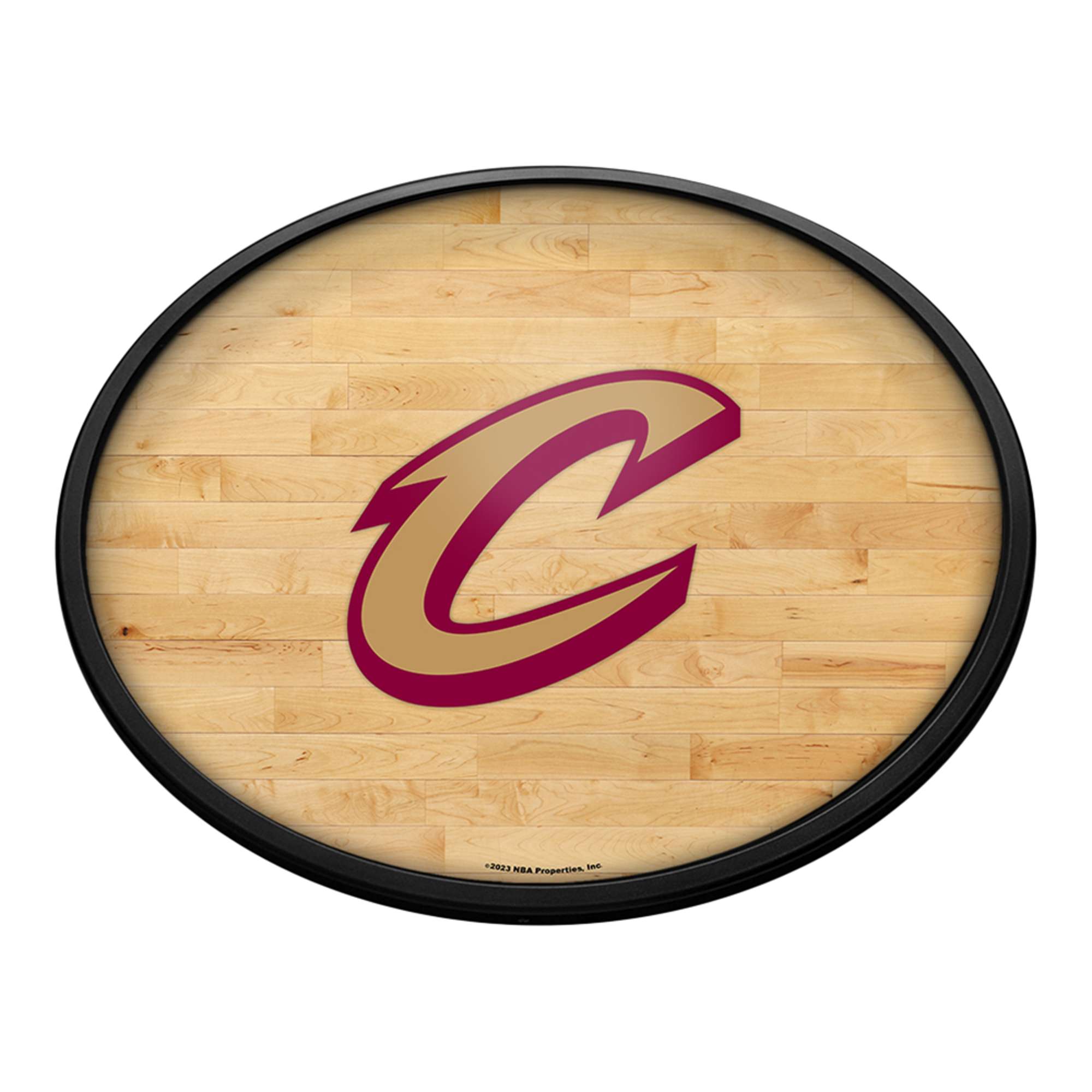 Cleveland Cavaliers: Oval Slimline Lighted Wall Sign