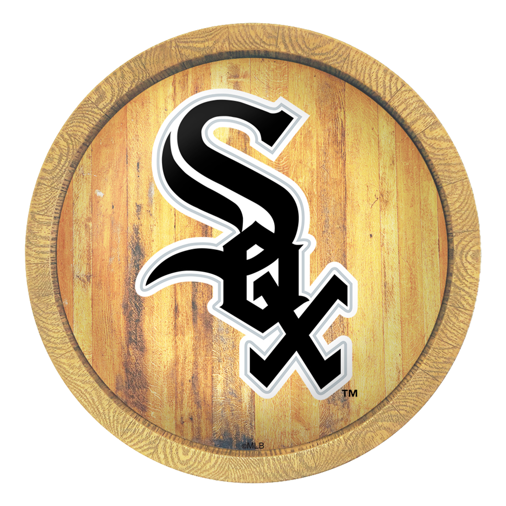 Chicago White Sox "Faux" Barrel Top Sign  
