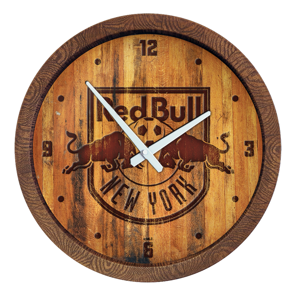 New York Red Bulls: Branded "Faux" Barrel Top Clock  