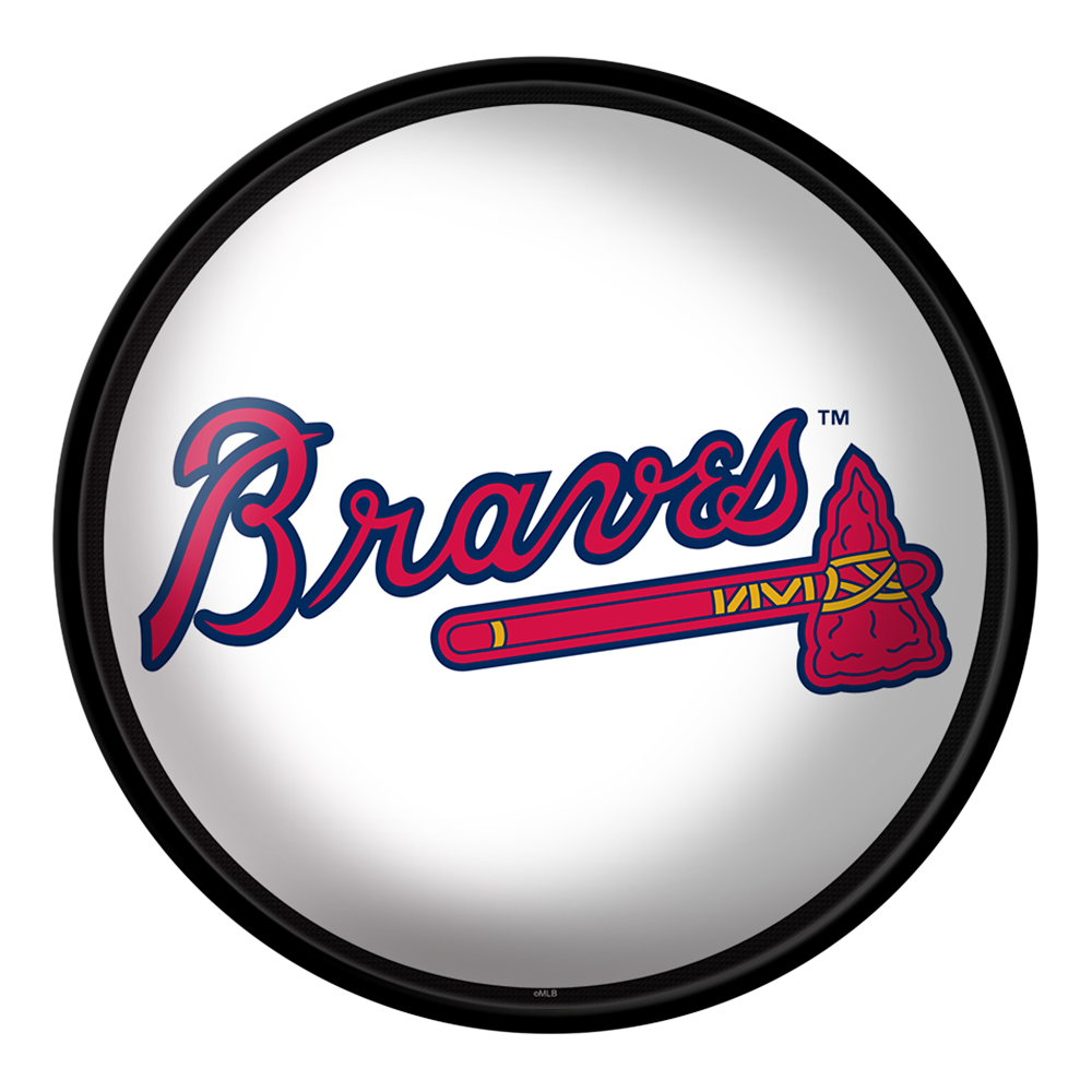 Atlanta Braves Logo - Modern Disc Wall Sign  