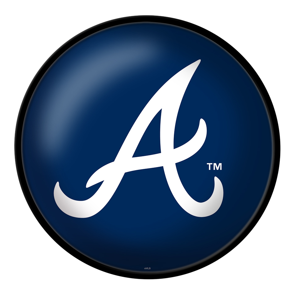 Atlanta Braves Alternate Logo - Modern Disc Wall Sign  
