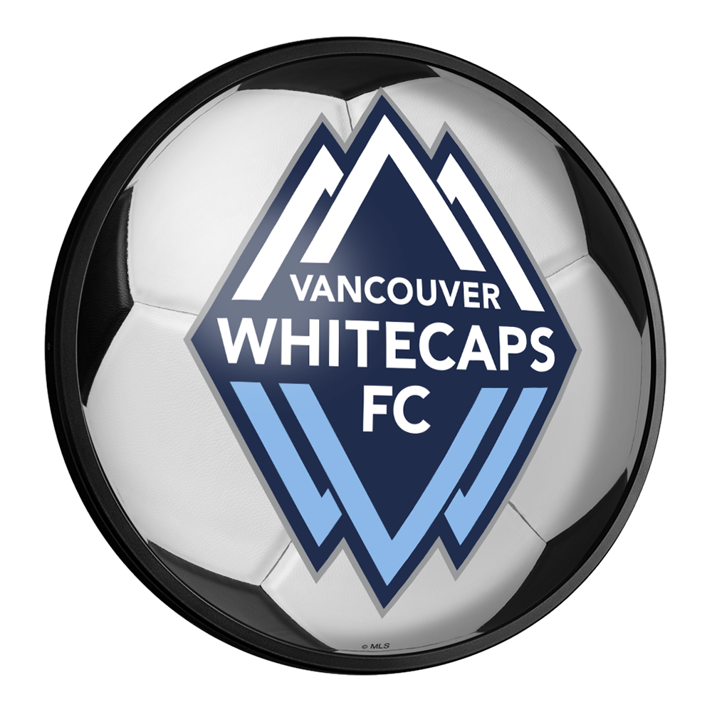 Vancouver Whitecaps FC: Soccer - Round Slimline Lighted Wall Sign