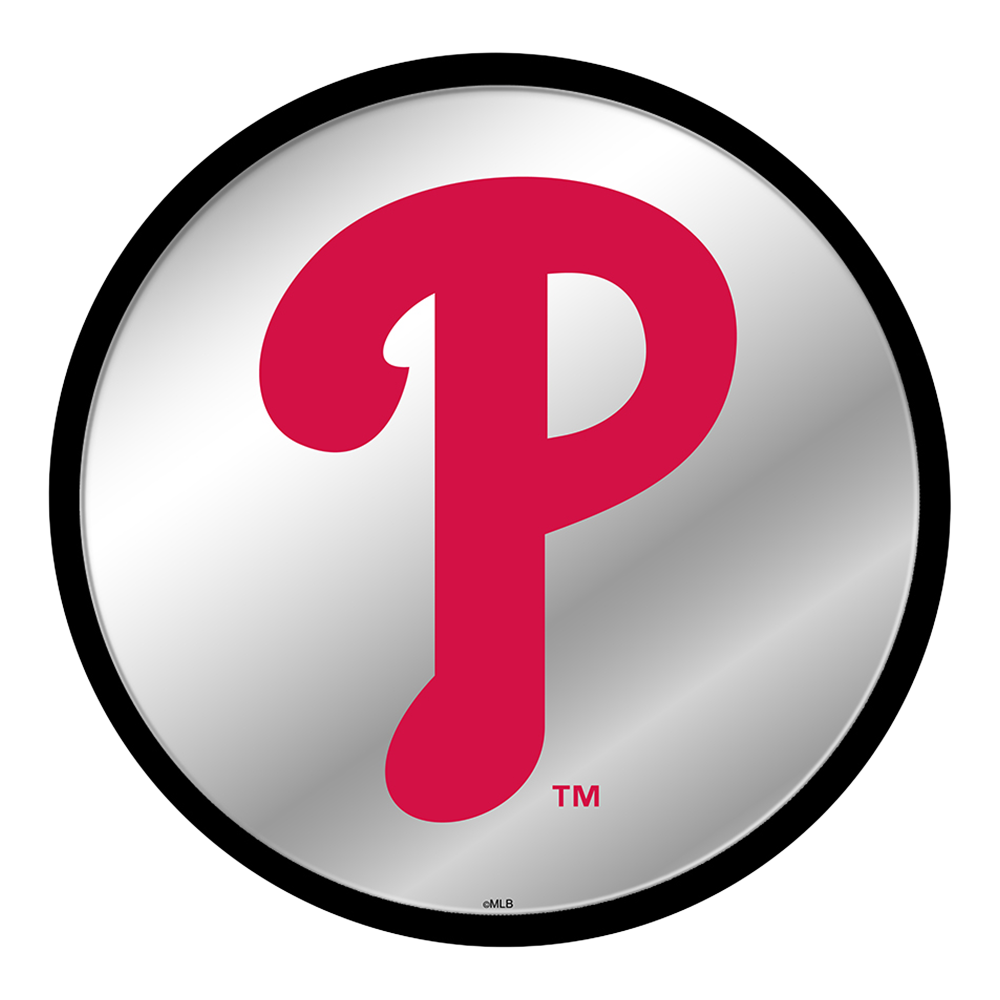 Philadelphia Phillies Modern Disc Mirrored Wall Sign  