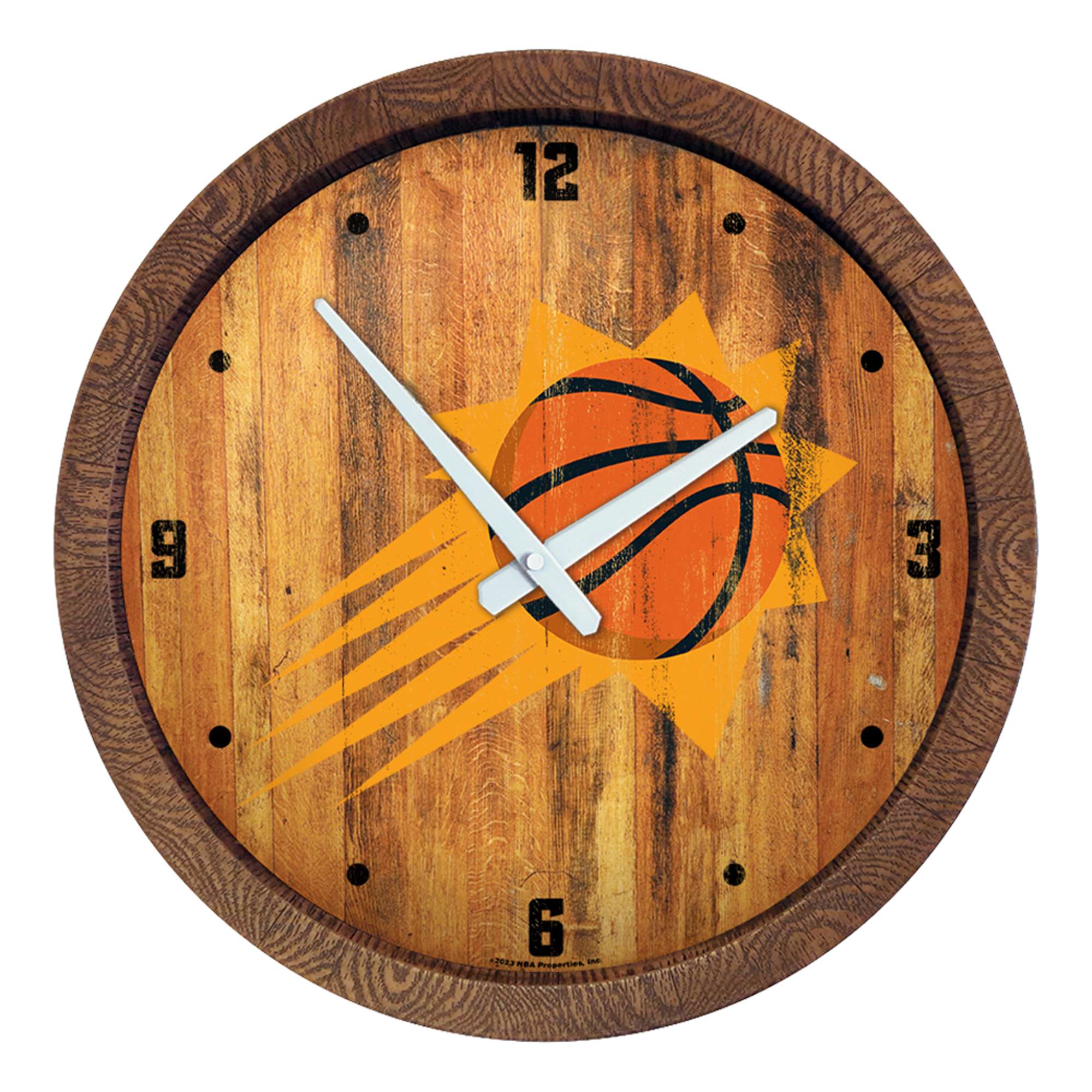 Phoenix Suns: "Faux" Barrel Top Clock    