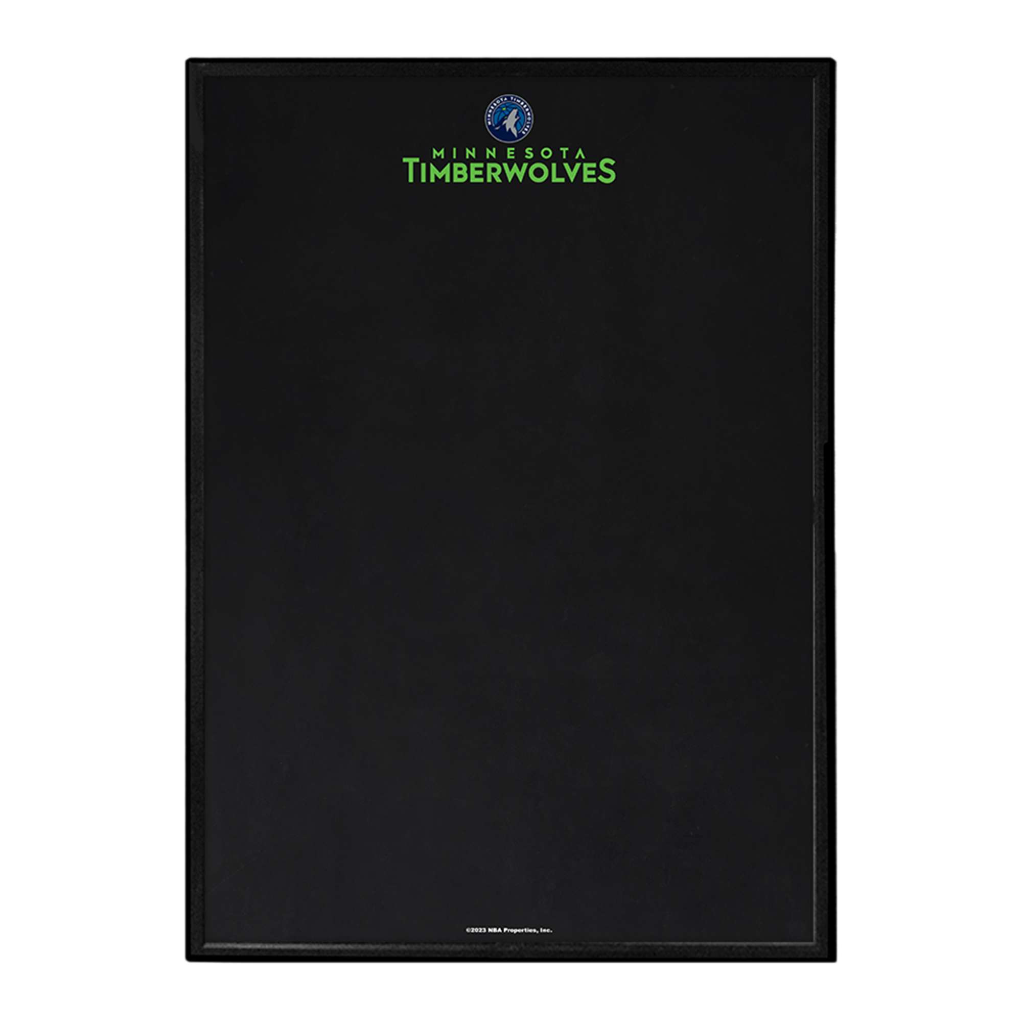 Minnesota Timberwolves: Framed Chalkboard