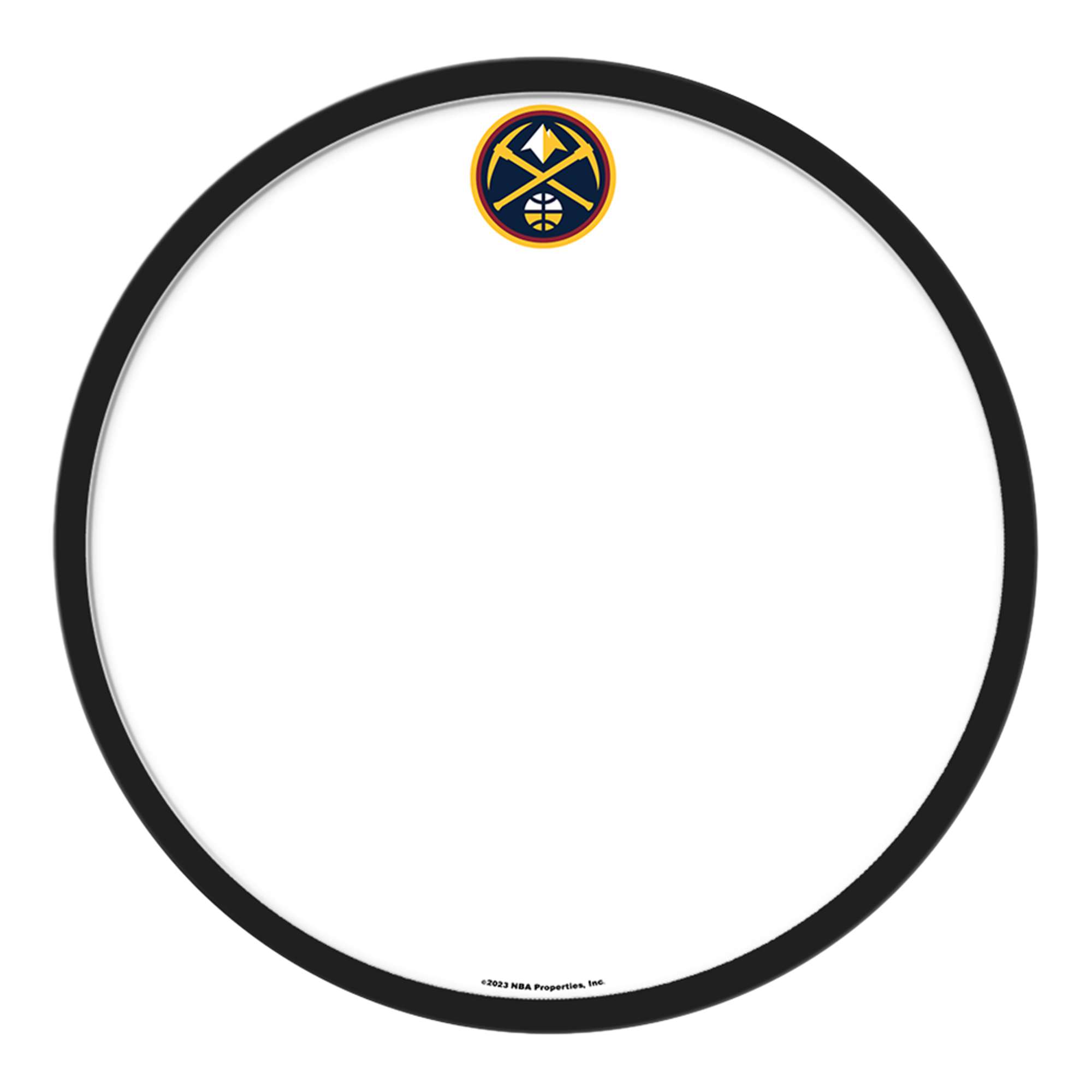 Denver Nuggets: Modern Disc Dry Erase Wall Sign