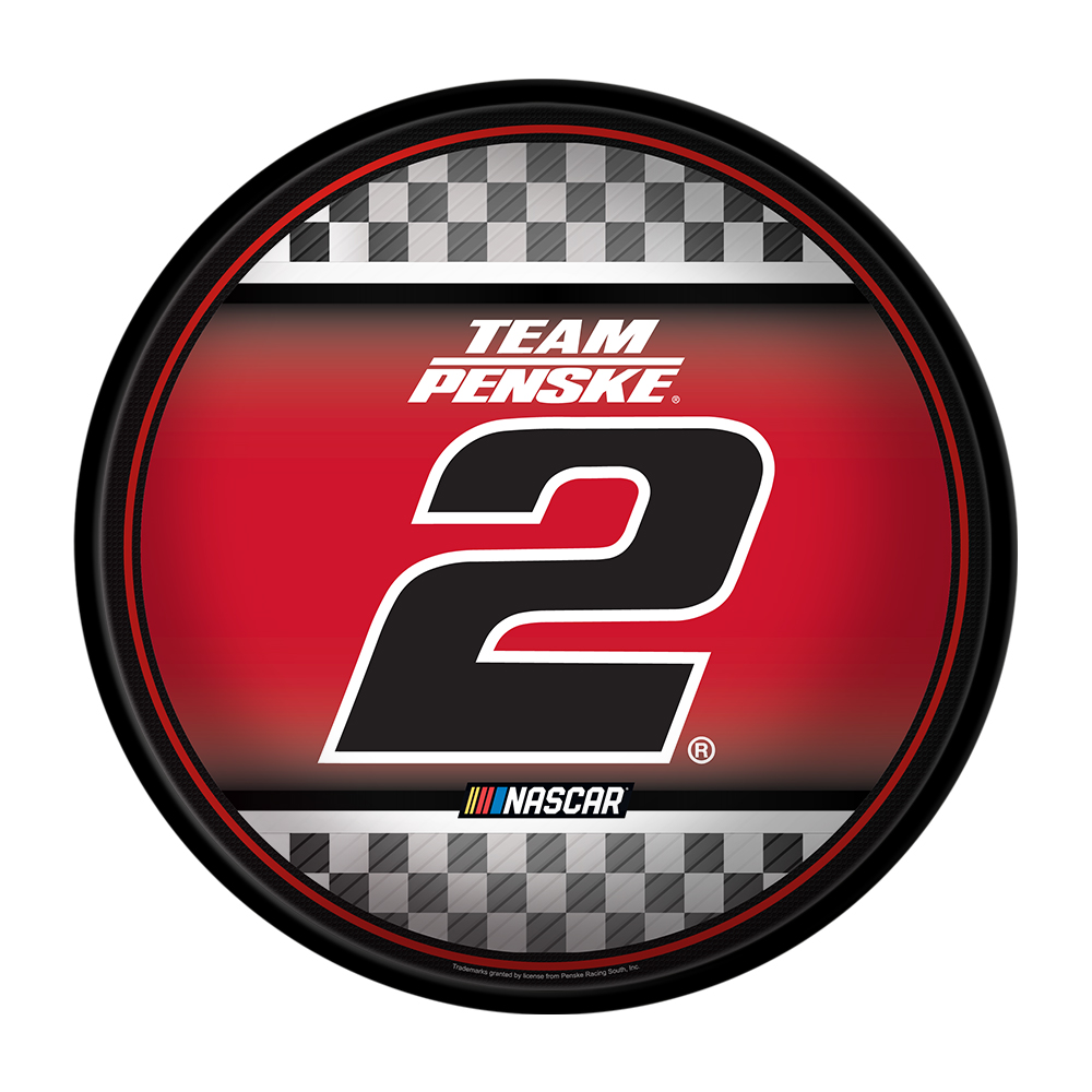 Austin Cindric: Checkered Flag - Modern Disc Wall Sign