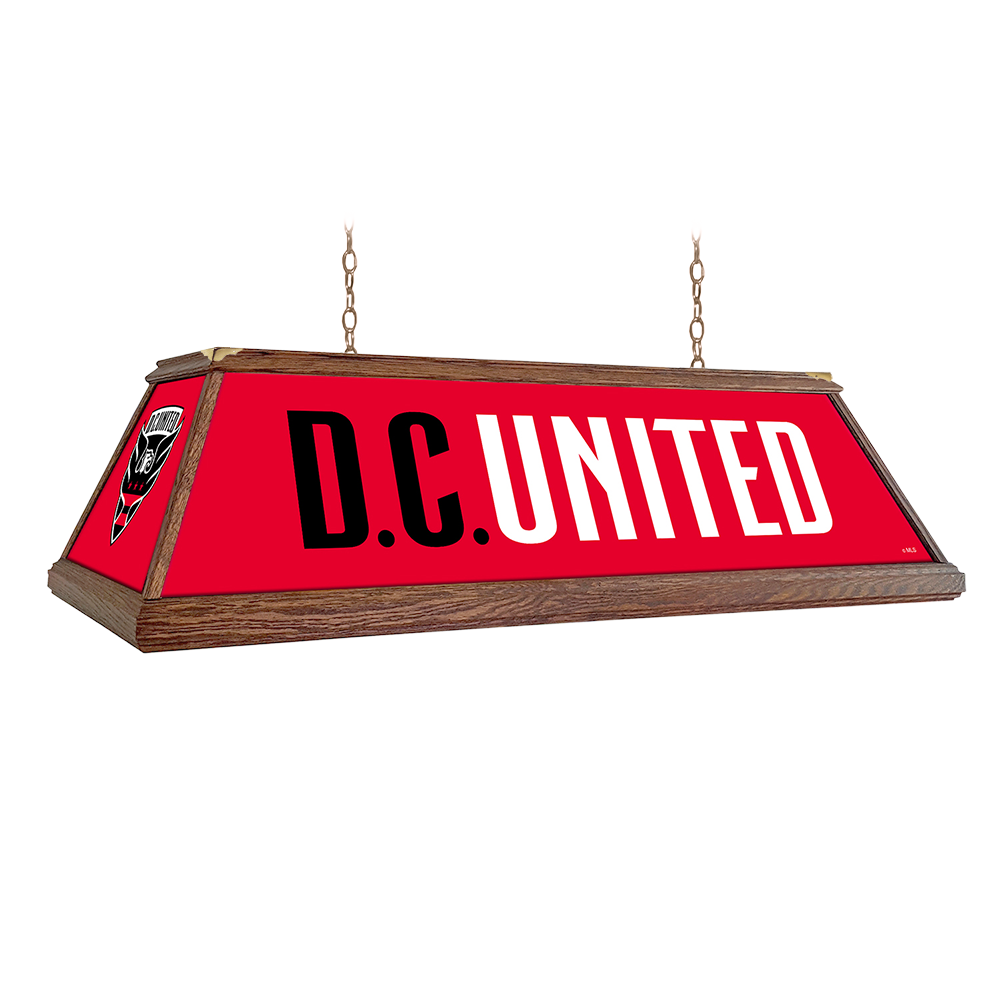 D.C. United: Premium Wood Pool Table Light  