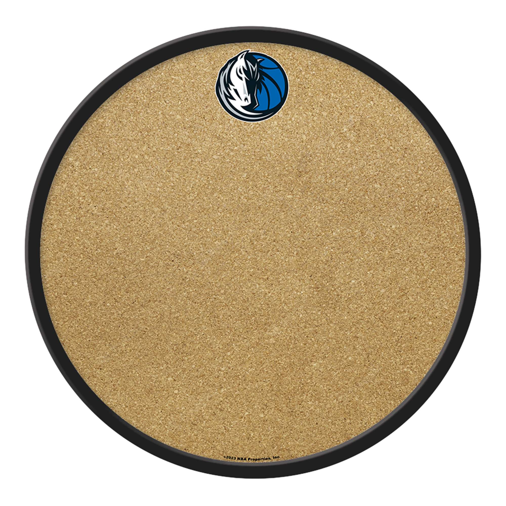 Dallas Mavericks: Modern Disc Cork Board