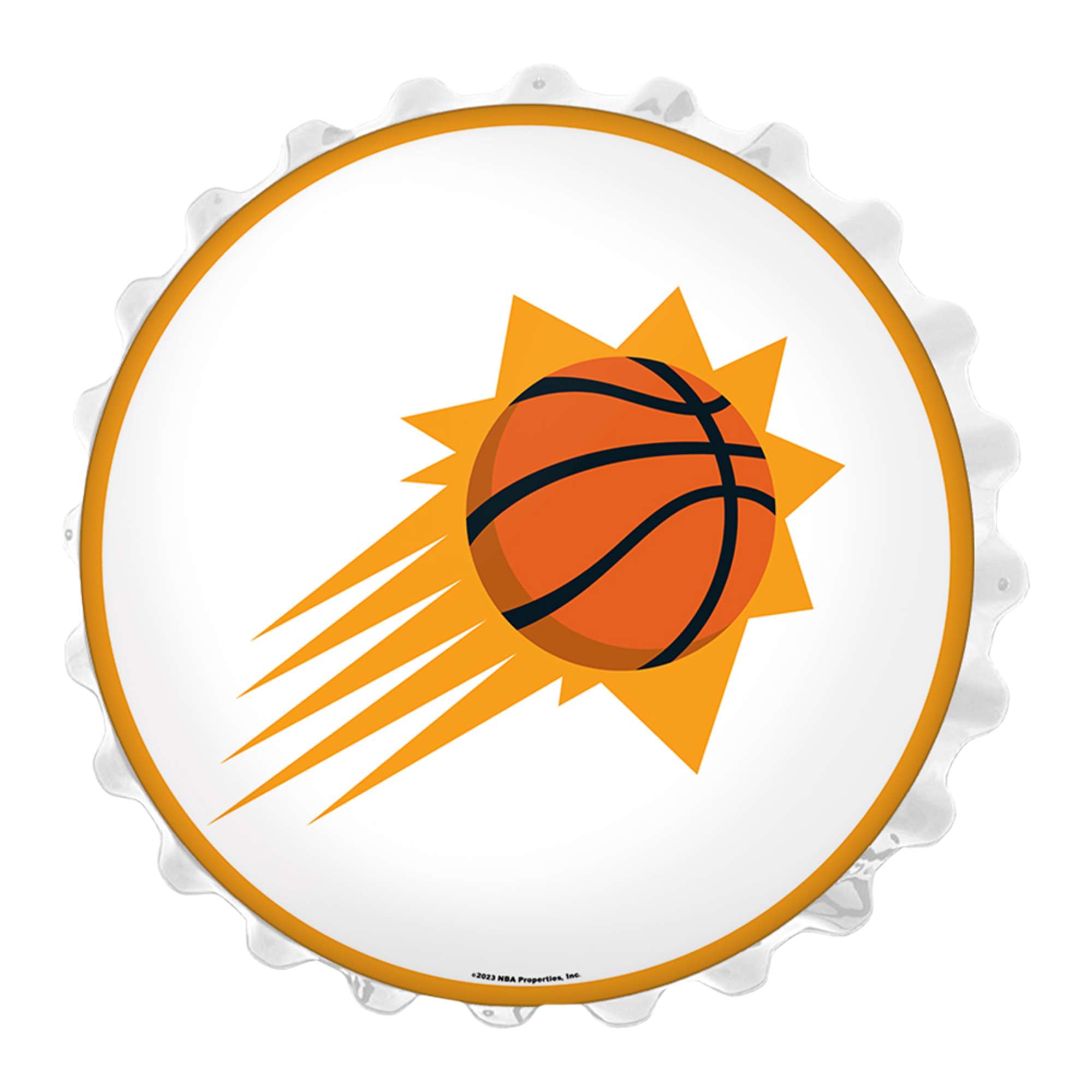 Phoenix Suns: Bottle Cap Wall Light