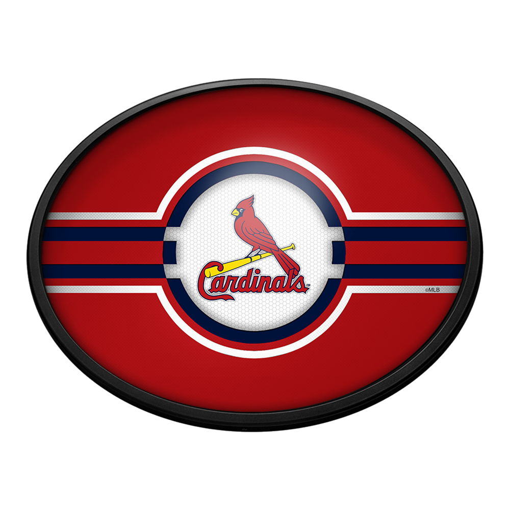St. Louis Cardinals: Oval Slimline Lighted Wall Sign
