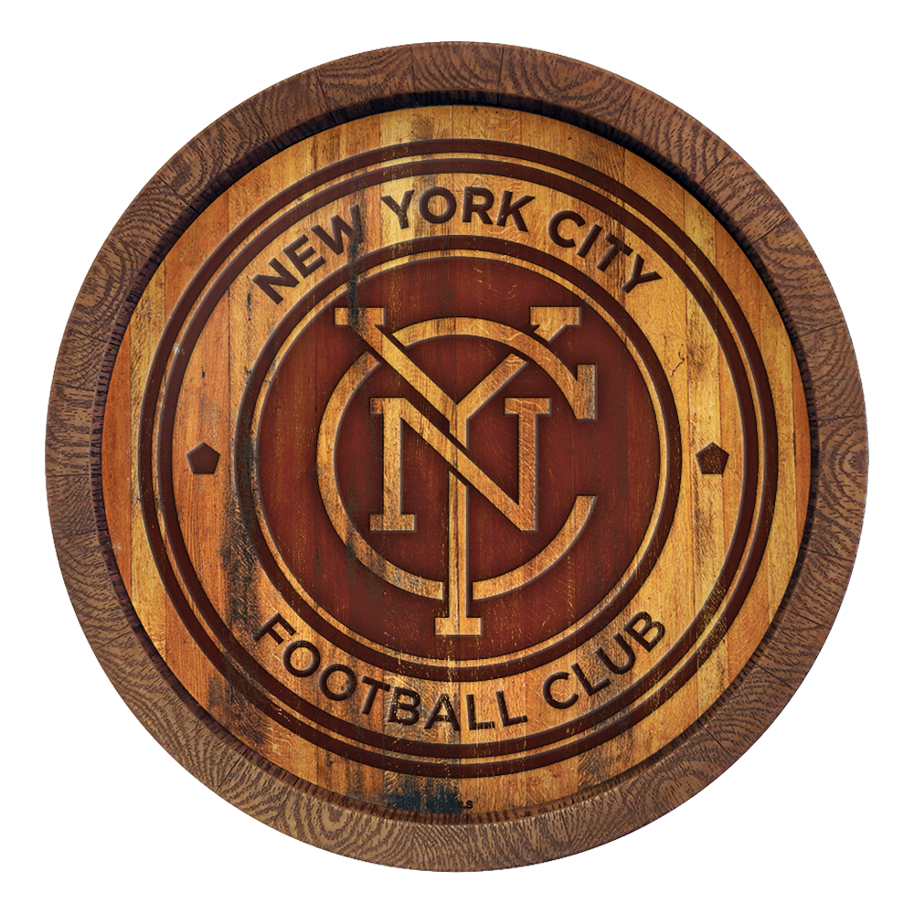 New York City FC: Branded "Faux" Barrel Top Sign  
