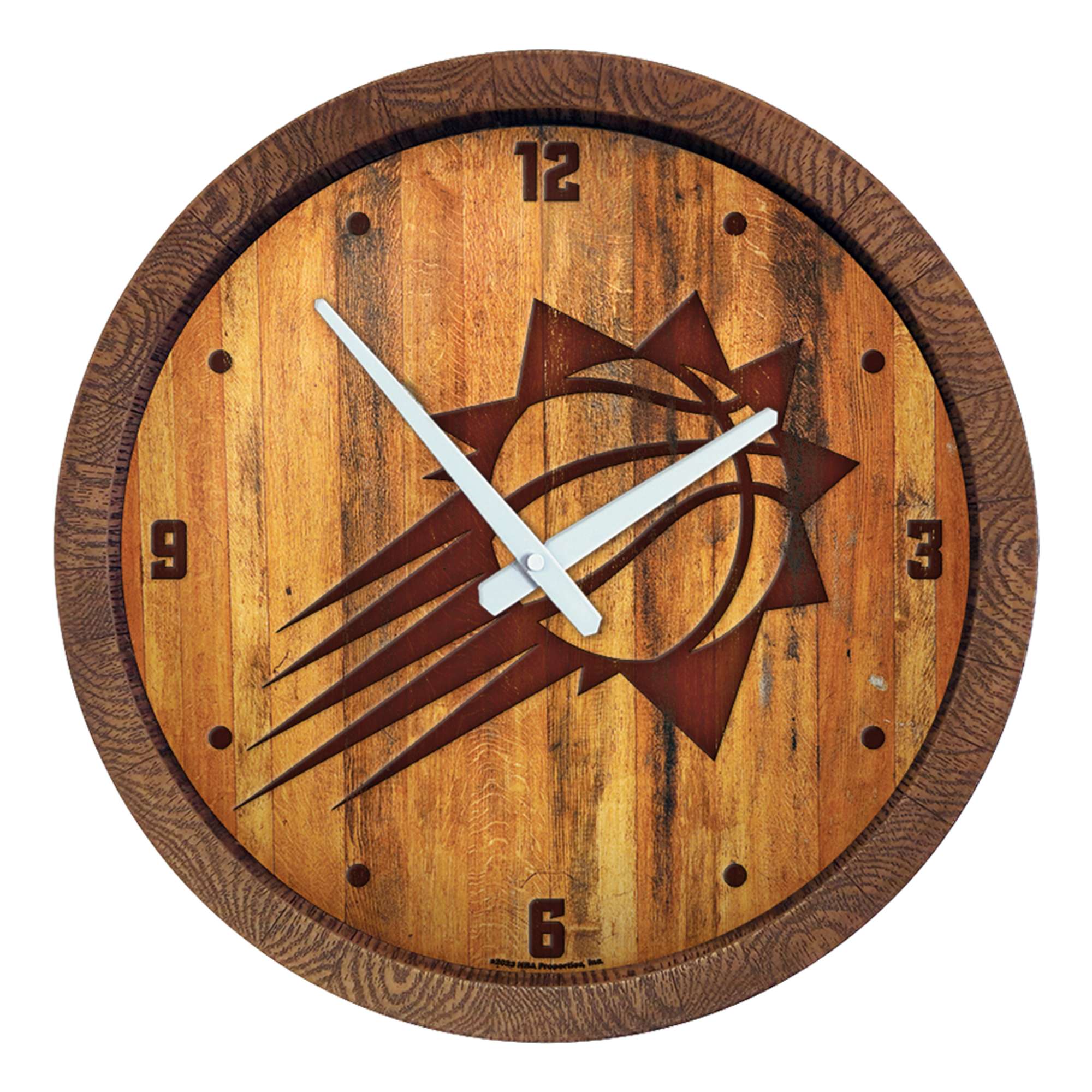 Phoenix Suns: "Faux" Barrel Top Clock    