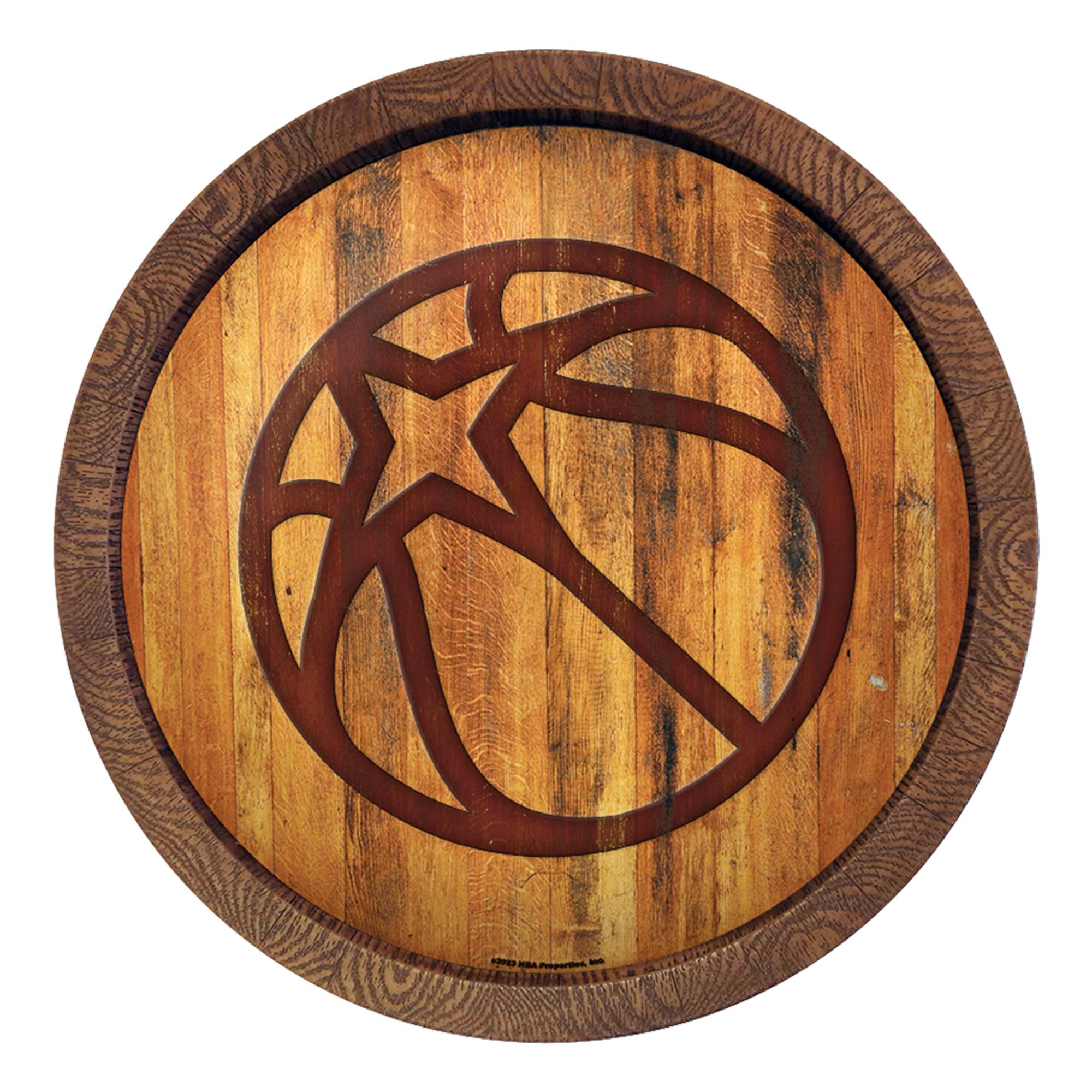 Minnesota Timberwolves: Logo - "Faux" Barrel Top Sign    