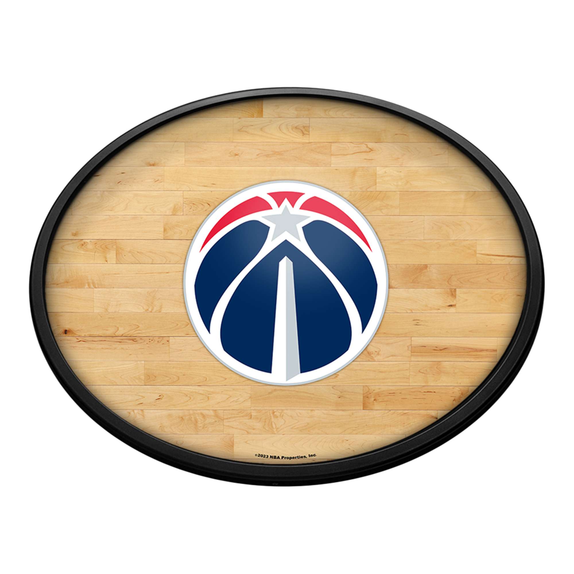 Washington Wizards: Oval Slimline Lighted Wall Sign